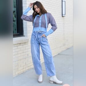 Oneso Barrel Jeans Sz 26 NWT